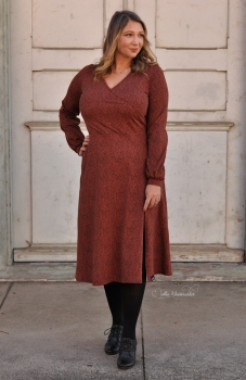 eBook Wickelkleid "Lena" Größe 30-50 Schnittmuster & Nähanleitung