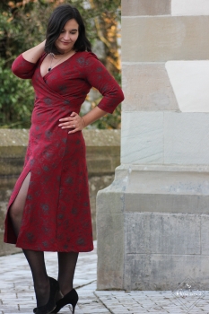 eBook Wickelkleid "Lena" Größe 30-50 Schnittmuster & Nähanleitung