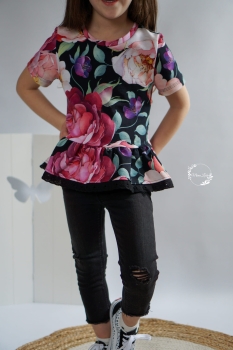 Bio-Eigenproduktion "Sophia" schwarz French Terry