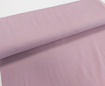 Fein-Rippjersey uni altrosa