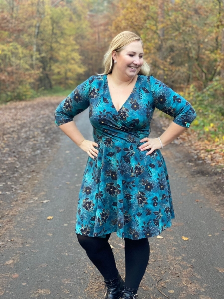 eBook Wickelkleid "Lena" Größe 30-50 Schnittmuster & Nähanleitung