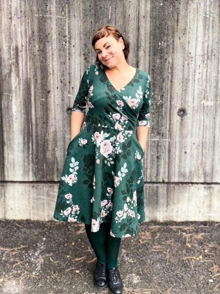 eBook Wickelkleid "Lena" Größe 30-50 Schnittmuster & Nähanleitung