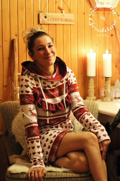 Eigenproduktion "Nieves" rot French Terry