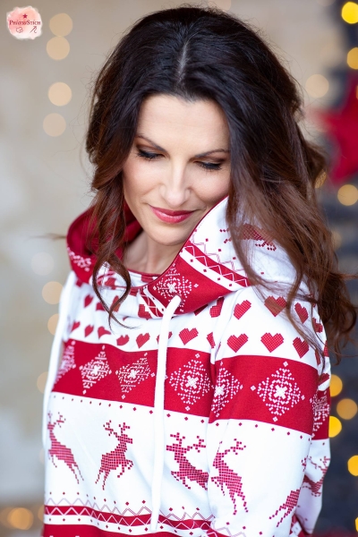 Eigenproduktion "Nieves" rot French Terry