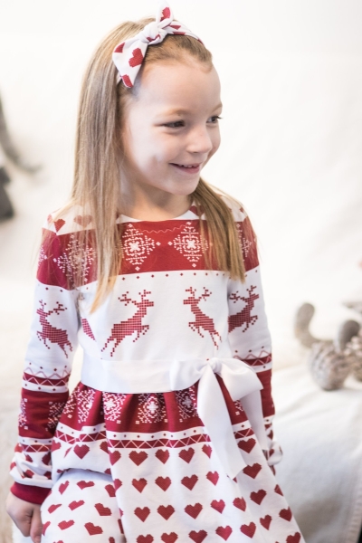 Eigenproduktion "Nieves" rot French Terry