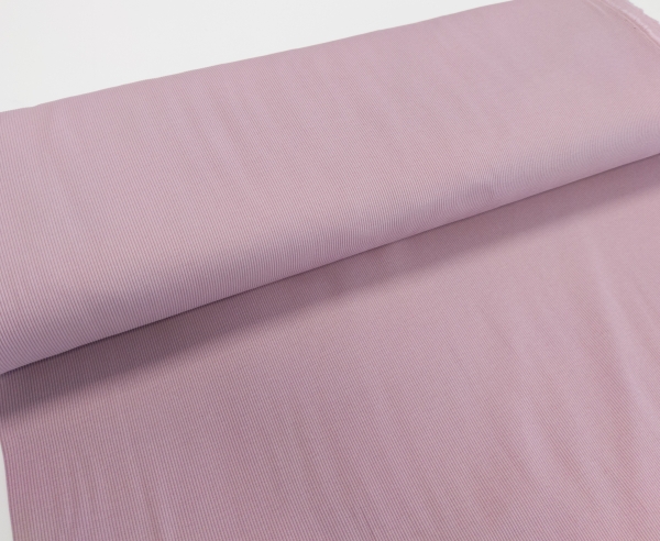 Fein-Rippjersey uni altrosa