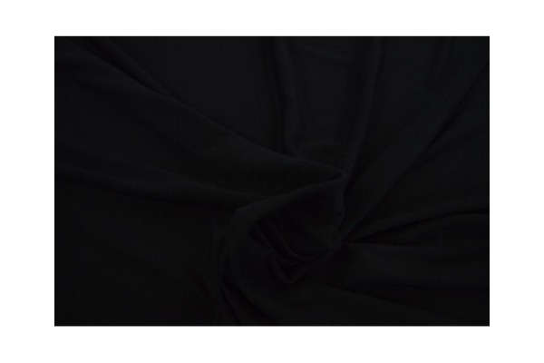 Viskose-Jersey uni schwarz