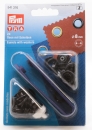 Prym -nähfrei- Ösen 8mm brüniert SCHWARZ